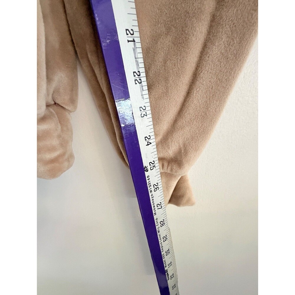 Skims Velour Jogger Lounge Pants Women’s Small Honey Beige Soft Plush Drawstring - Picture 6 of 10